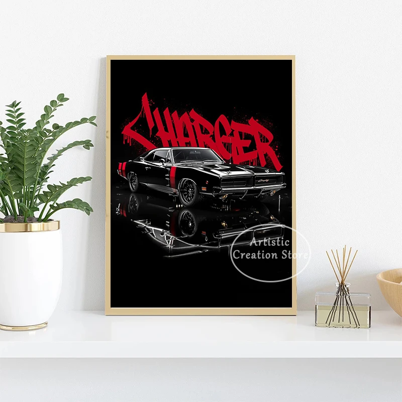 الأزرق مياتا سوبرا سيارة E36 سوبر سيارة المشارك الشارع نمط مجردة قماش اللوحة يطبع الفن جدار المنزل مكتب نادي ديكور الهدايا