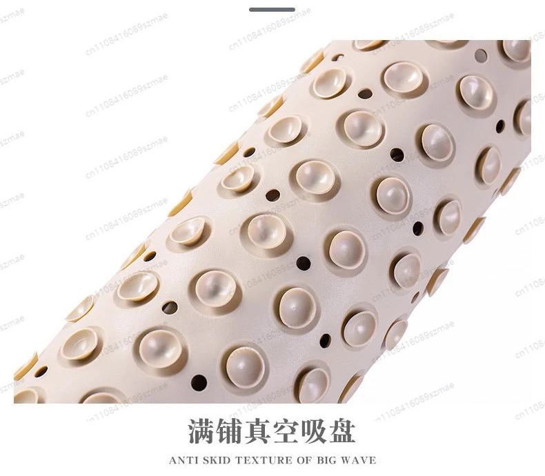 

55*55cm Round Fall-Proof Anti-Slip Bathroom Mat, Waterproof Shower Floor Pad Suitable for Elderly