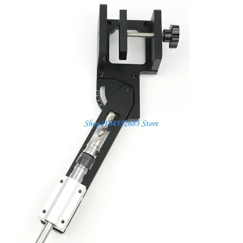 Y6GD ตัวระบุตำแหน่งการเจาะก้านกลมแบบปรับได้ 0-60 องศาสำหรับชั้นวางโค้ตไม้