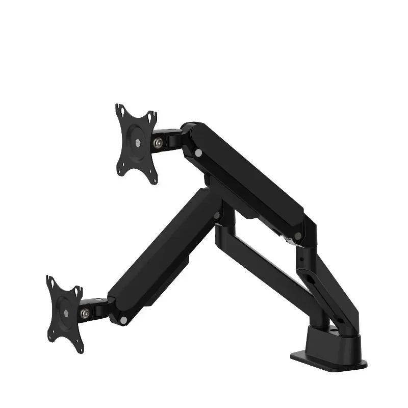 

Desktop dual-screen computer monitor arm with built-in gas spring adjustable aluminum alloy monitor bracket