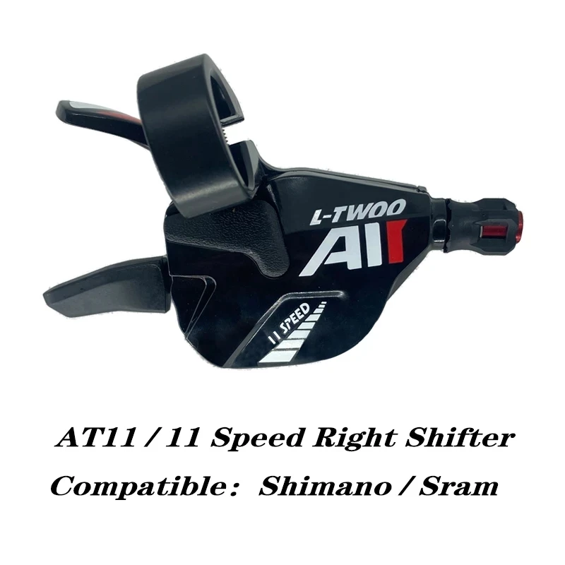 LTWOO AT A11 1x11 Speed Groupset Shift Lever and Rear Derailleur Long cage for MTB 46T 50T 11v switch compatible MTB