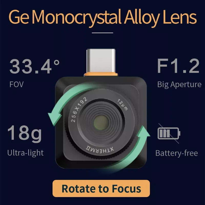 Infiray T2L T2S Plus Mobiele Telefoon Warmtebeeldcamera Pcb Circuit Defect Test Tool Thermometer Thermische Camera Voor Android Type-C