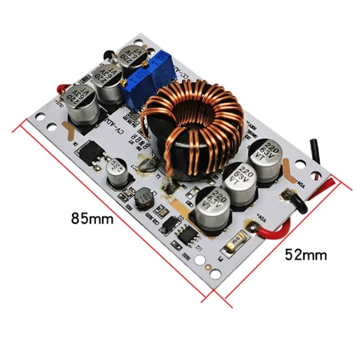 600W Boost Module Aluminum Baseplate LED Boost Driver Adjustable Power Supply Board