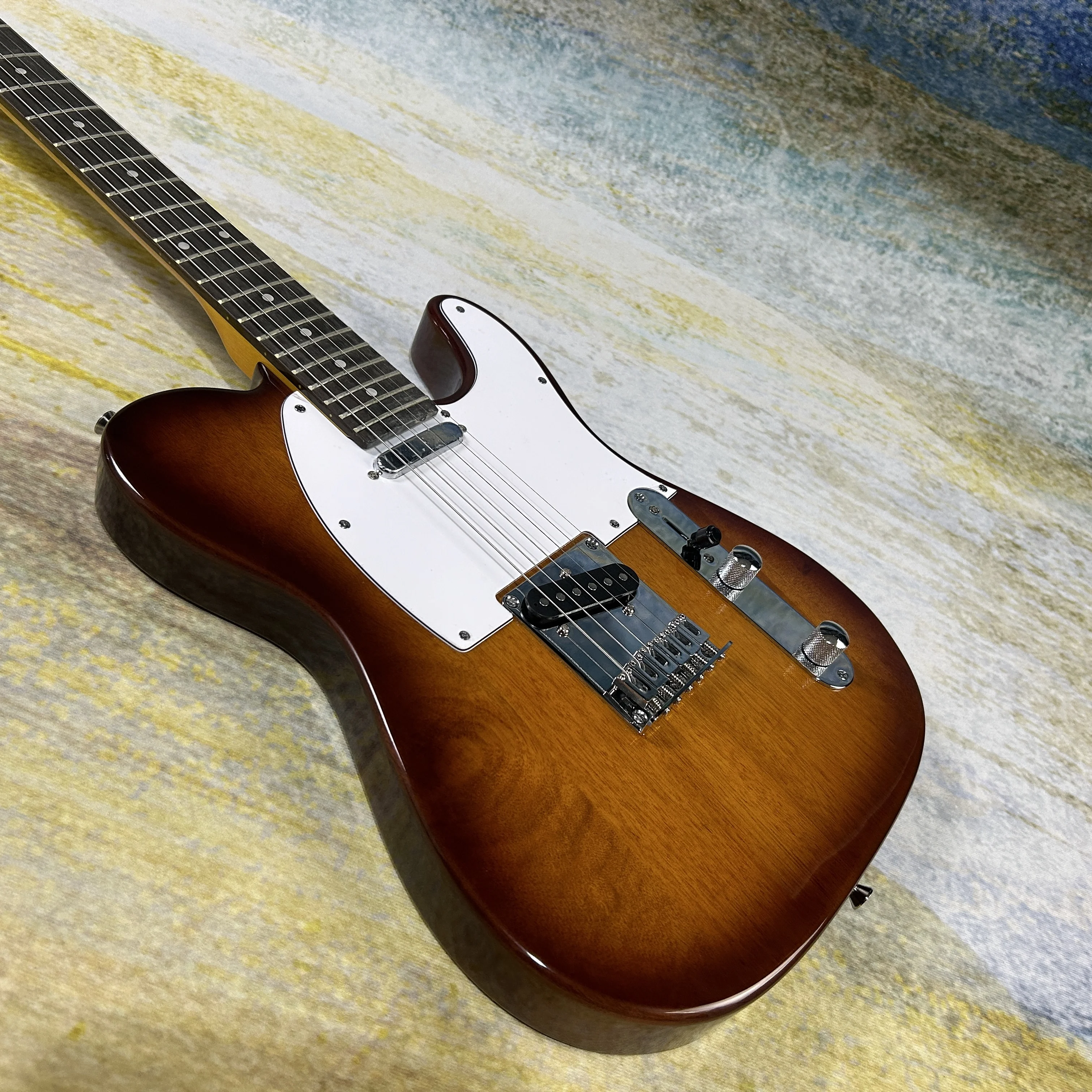 جيتار كهربائي TL - لون أمة الله العتيق - لوح فريتس من خشب الورد - جسم الماهوجني