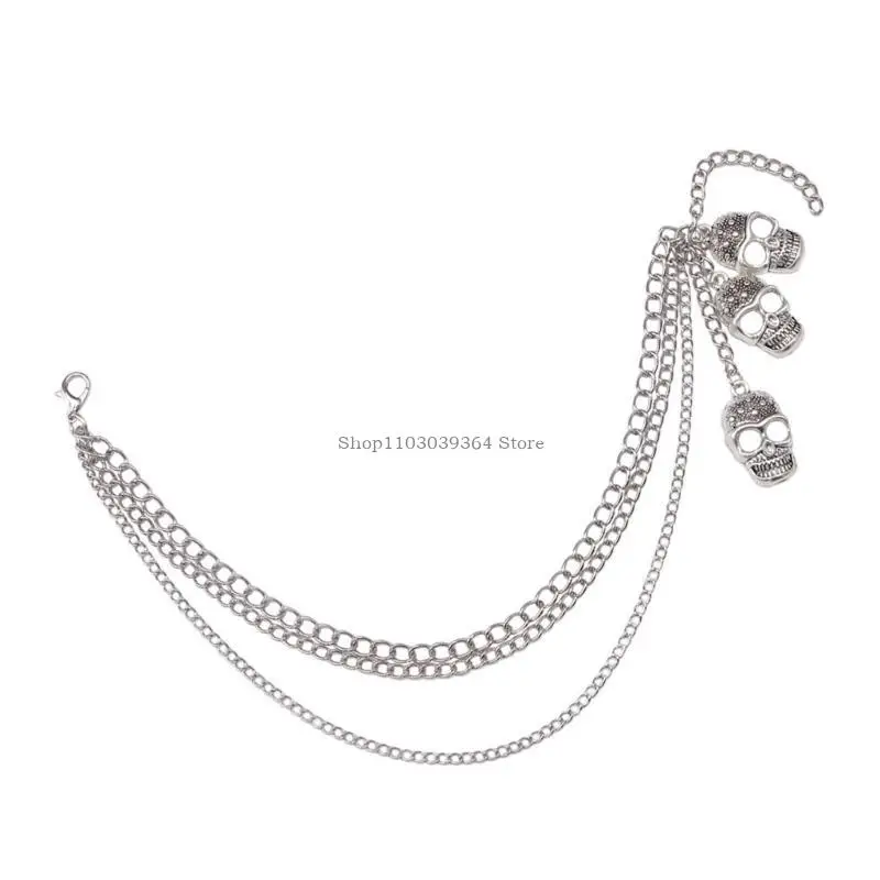 

Hollowout Skull Head Head Chaine Chain
