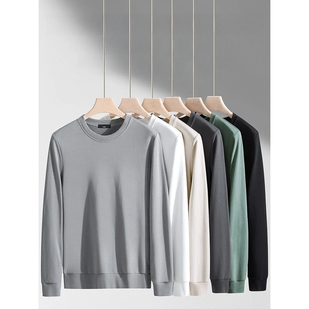 

New round Neck Long Sleeve Sweatshirt Sporty Trendy Top Men's Hoodie Comfortable Casual Wear for Daily Use Fall Season
