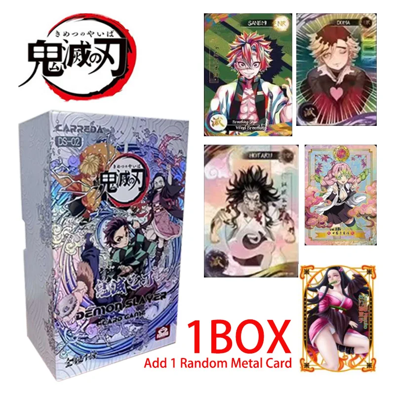 

English Version of Demon Slayer DS-02 Series Collection Cards Apocalypse Character Cards Kid Toys And Hobbies Gifts