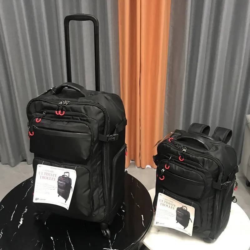 

Multi-Functional Travel Suitcase with Double oulder Bapa Men's Sle Ox Cloth Cuter Baggage Wheel Suitcase