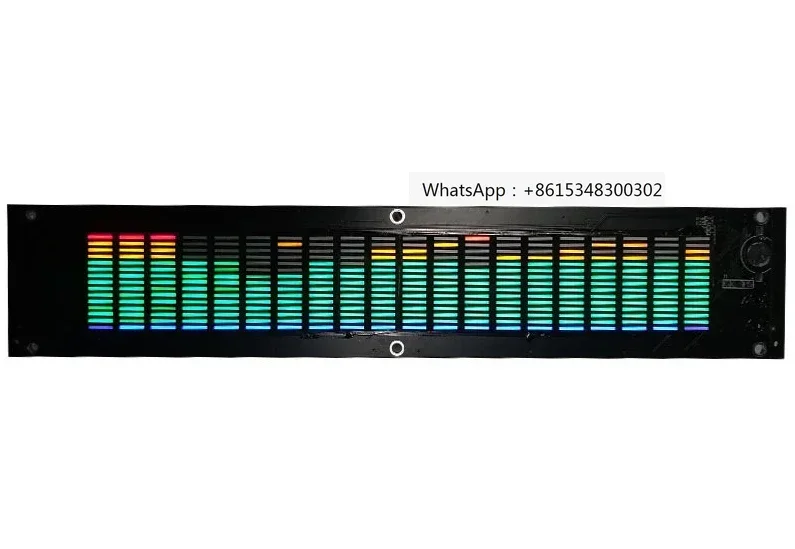 Color 20 segments, 15 levels, built-in DSP support EQ adjustment, acrylic shell, ultra-thin 5-12v music spectrum