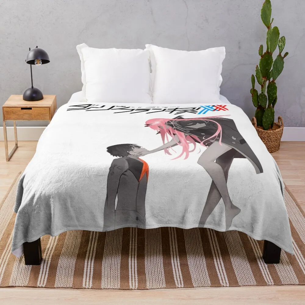 

Darling In Franxx Throw Blanket