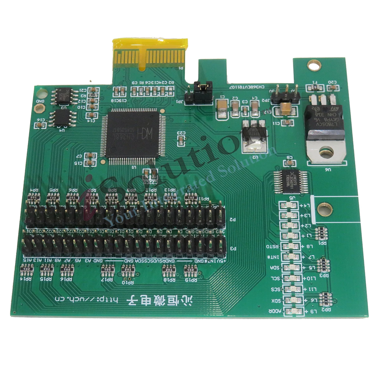 CH368  CH368L CH368L-EVT PCIE Development Board Evaluation Learning Board PCIe Bus to 32-bit 8-bit Local Bus