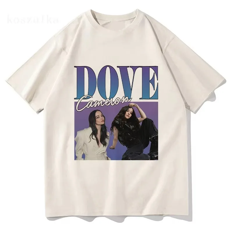 

Футболка Dove Cameron Too Much, уличная одежда, винтажная футболка в стиле хип-хоп, футболки для мужчин и женщин, 100% хлопок, футболки с графическим принтом, одежда