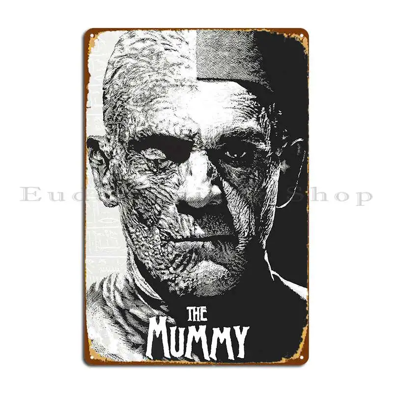 The Mummy Fitzcarraldoink Metal Plaque Poster Garage Iron Mural Kitchen Cinema Tin Sign Poster