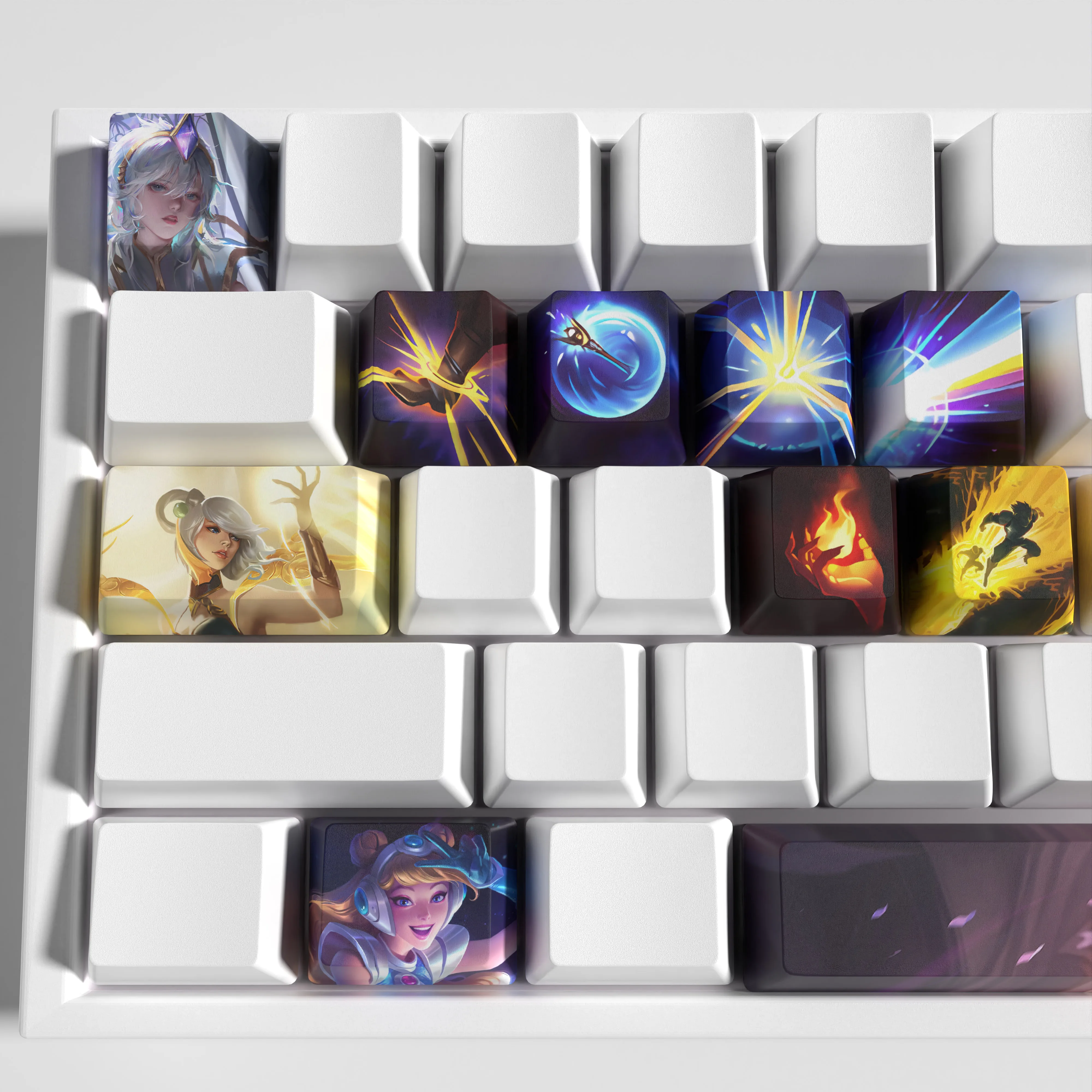 Lux keycaps League of Legends keycaps  game keycaps OEM Profile 12keys PBT dye sub keycaps