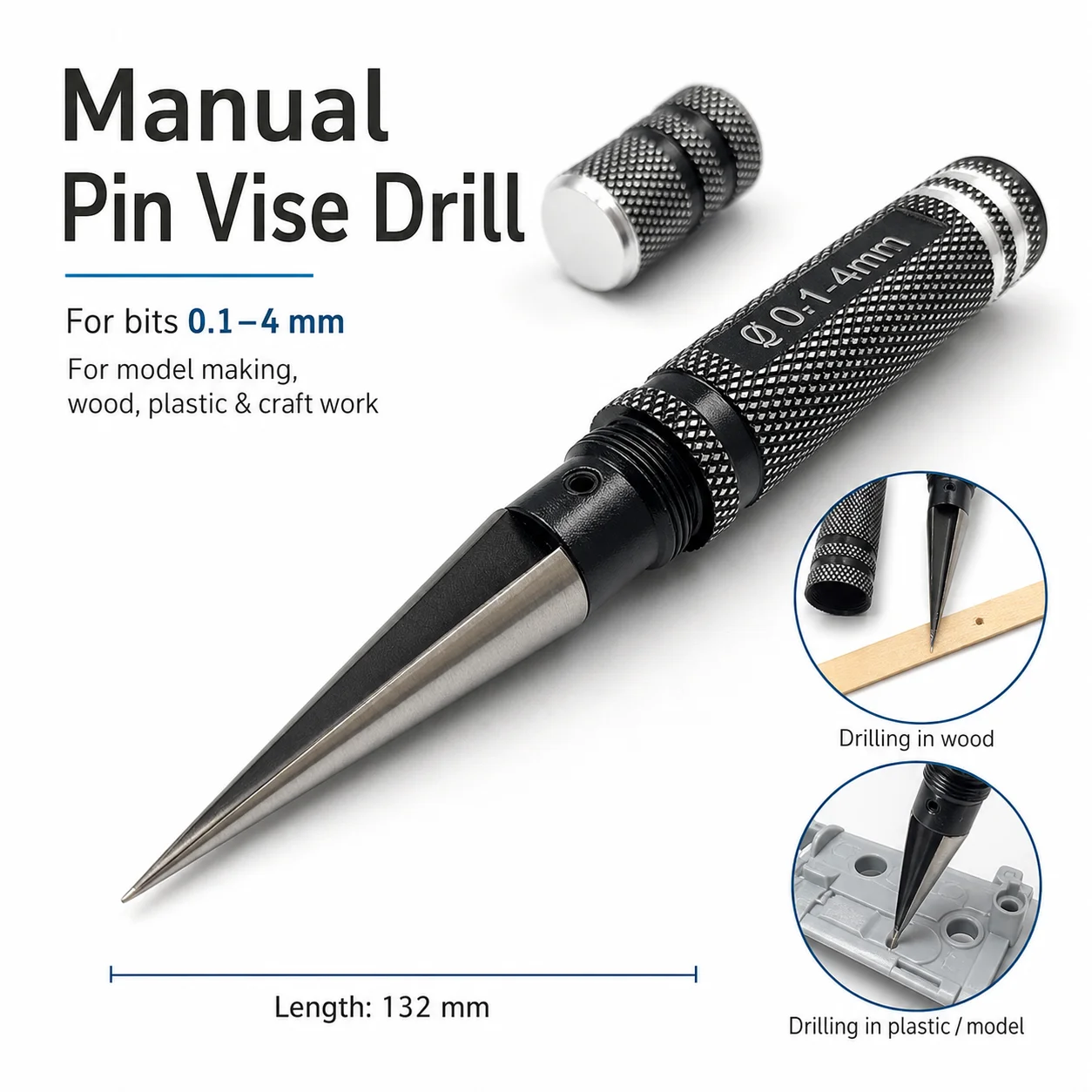 Portable Multi-Function Model Reamer 0 14mm Hole Opener Punch Drill Tool For Rc Car Boat Aircraft Model Making Craft