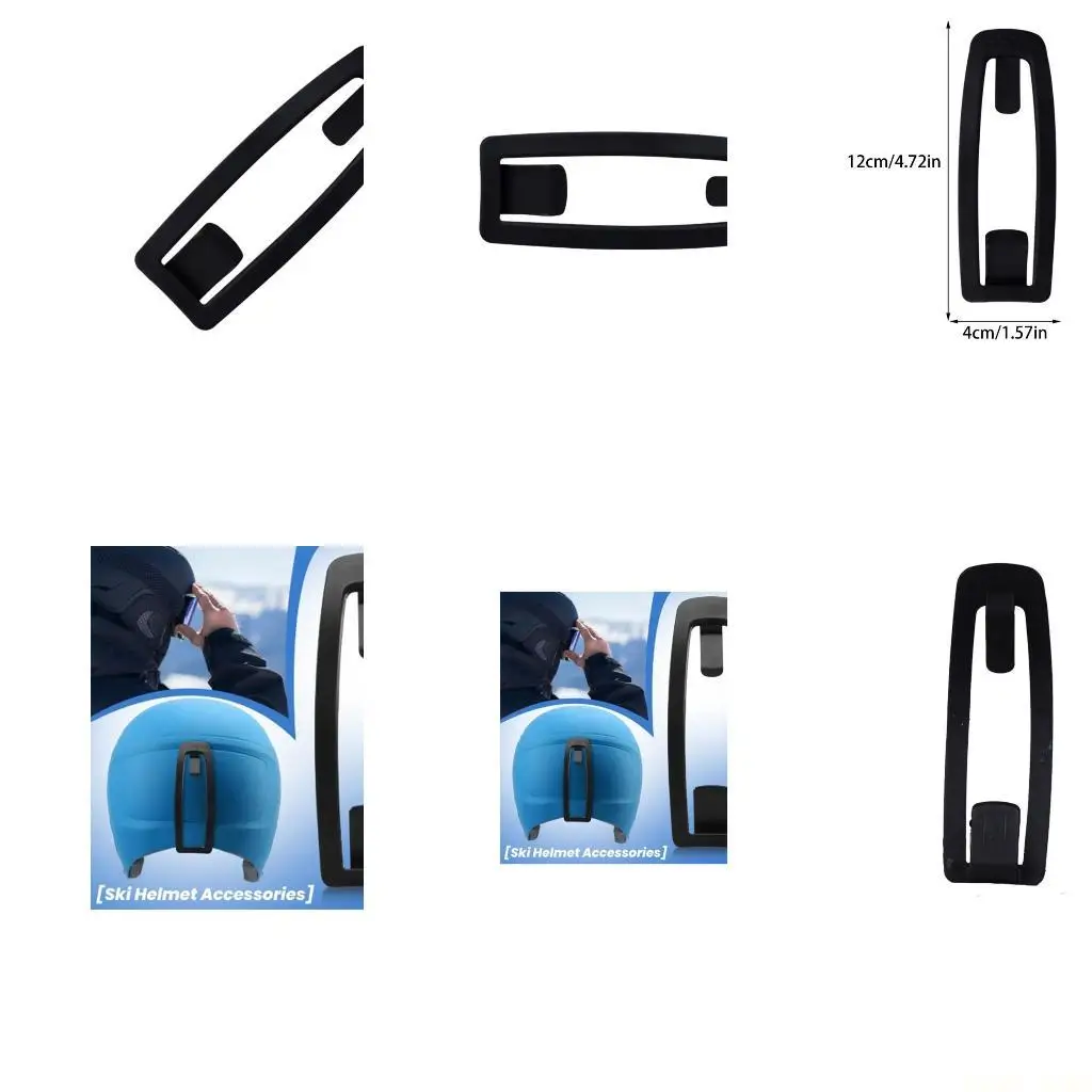 U2JB Snow Goggles Clips Ski Helmets Accessories Easy to Use Ski Helmets Goggles Belt Clip for Ski and Snowboarding Hobbyists