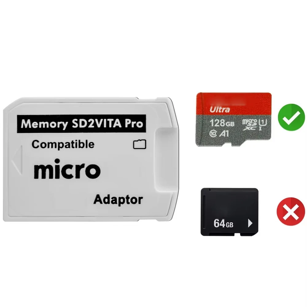 V5.0 SD2VITA PSVita الذاكرة مايكرو بطاقة ل PS Vita SD بطاقة الألعاب 1000/2000 Sd فتحة للبطاقات محول 3.60 نظام SD بطاقة وصول جديد