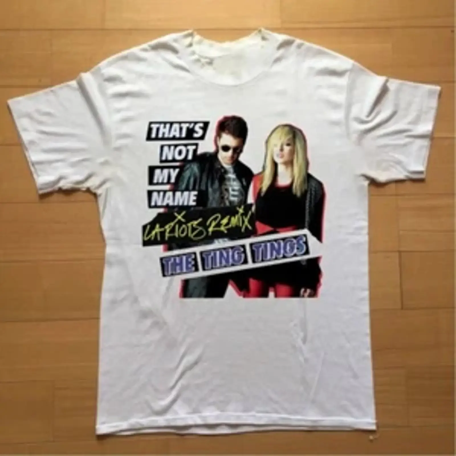 The Ting Tings That's Not My Name  T Shirt S 5XL LL2266 vintage Washed homme Comfortable Versatile streetwear designer clothes