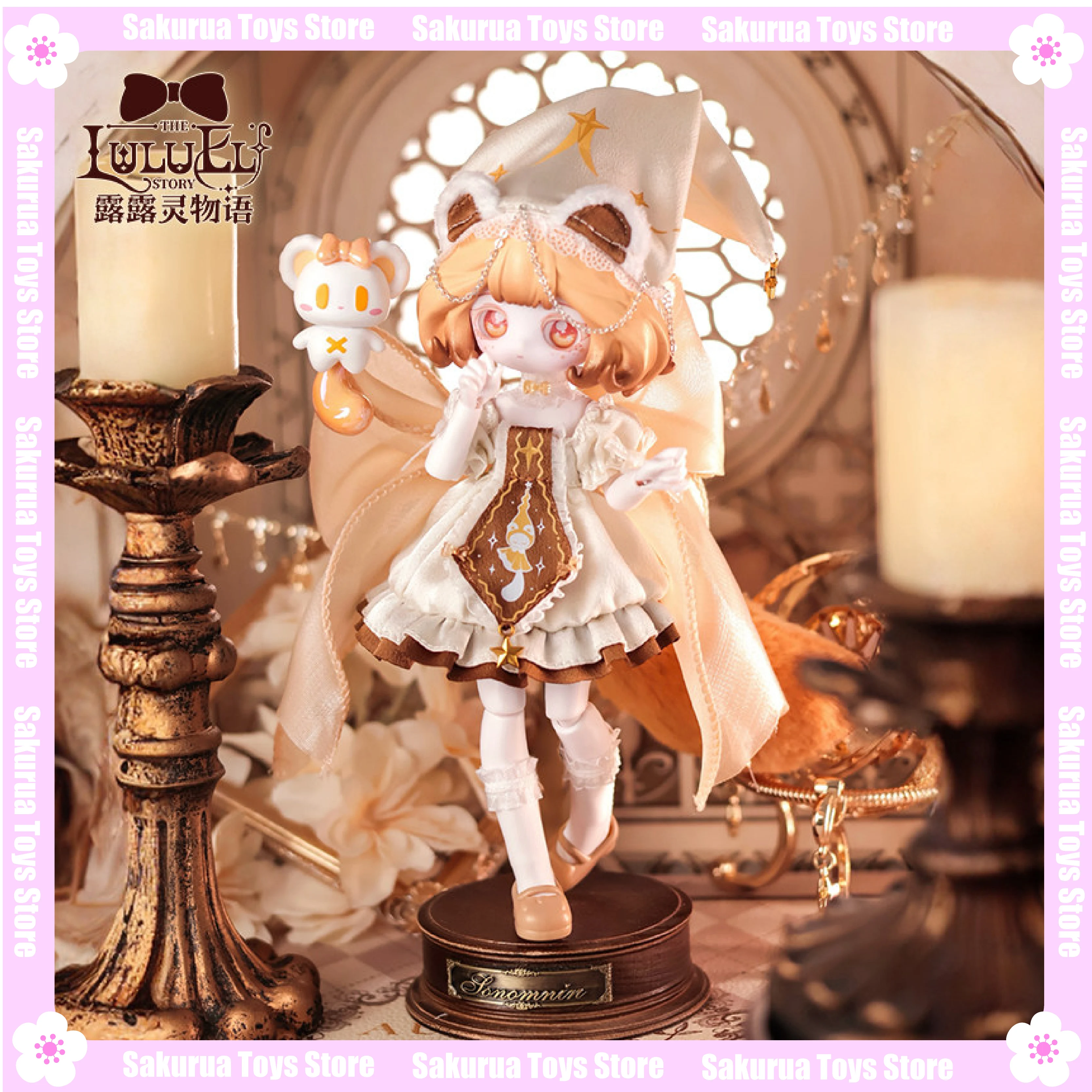 

В наличии Подвижные фигурки серии Lulu Ling Story — Jin Qi Xiong Limited, подвесная карточка, фигурки, украшения, подвижная коллекция фигурок