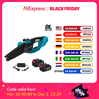 Drillpro 6 inch Brushless Electric Saw 21V Automatic Oiler Garden Wood Chainsaw Woodworking Garden Power Tools for 18V Battery