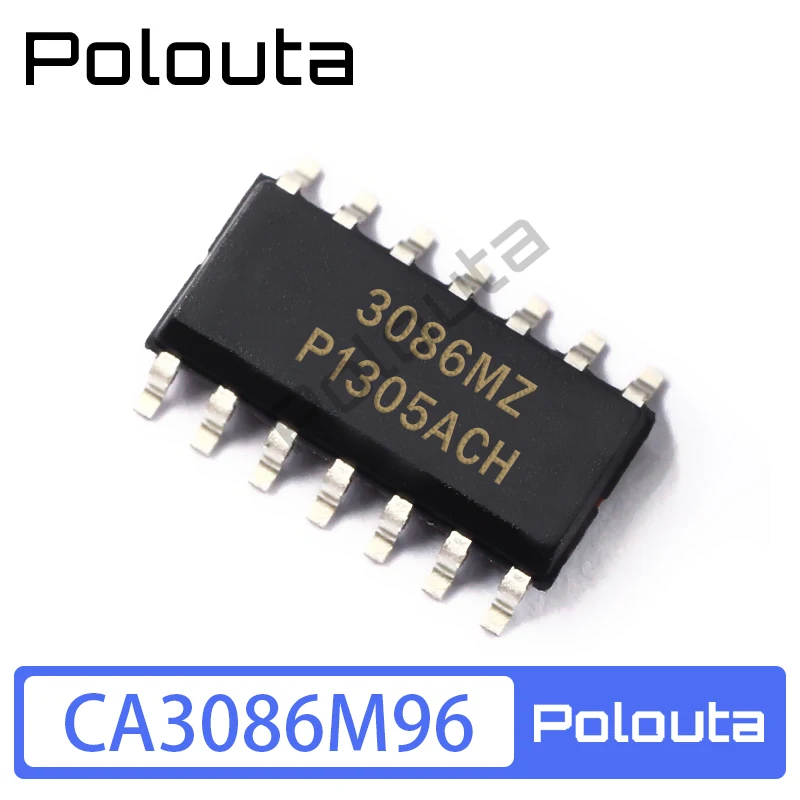 5 pçs/set poouta ca3086m96 ca3086 sop-14 smd pacote geral npn transistor array chip componentes eletrônicos
