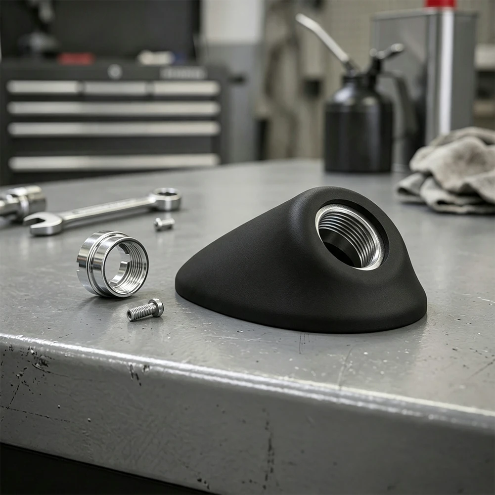 Bezel and Nut for Toyota For Tacoma For Antenna Ornament 2005-2015 Engineered to Meet OEM Dimensional and Performance Standards