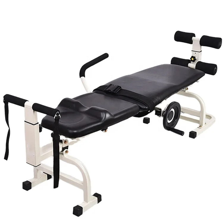 Therapy Equipment me dical Fordable Cervical Lumbar Traction Bed Curing Back Neck Pain Multifunctional Traction Stretcher Bed