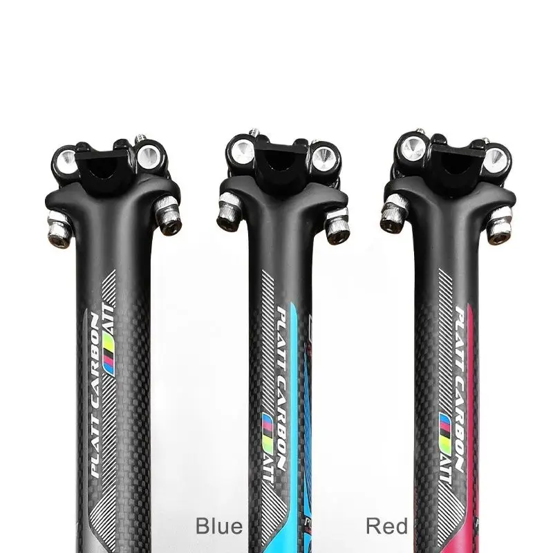 

3K Matte Full Carbon Fiber Bicycle Seatpost Superlight MTB Road Bike Cycling Seat Post Parts 27.2/30.8/31.6 x 350/400 MM