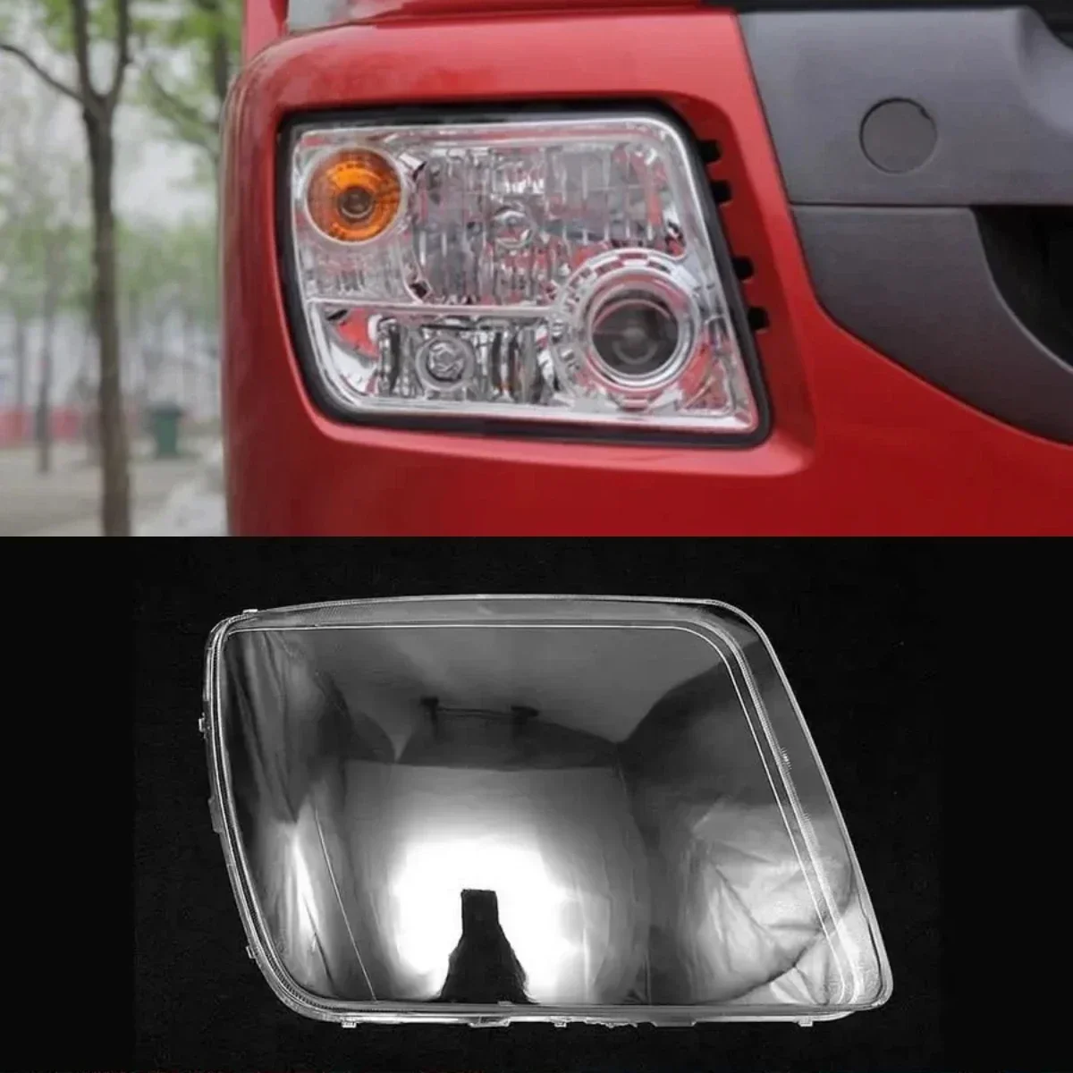 

Headlight Cover Transparent Lampshade Lamp Case Headlamp Shell Plexiglass Replace Original Lens For Foton Auman ETX 2280