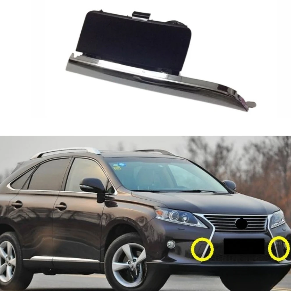 Front bumper trailer cover towing hook cover For Lexus RX 270 350 450 2013-2014  L 52128-48913、R 52127-48917