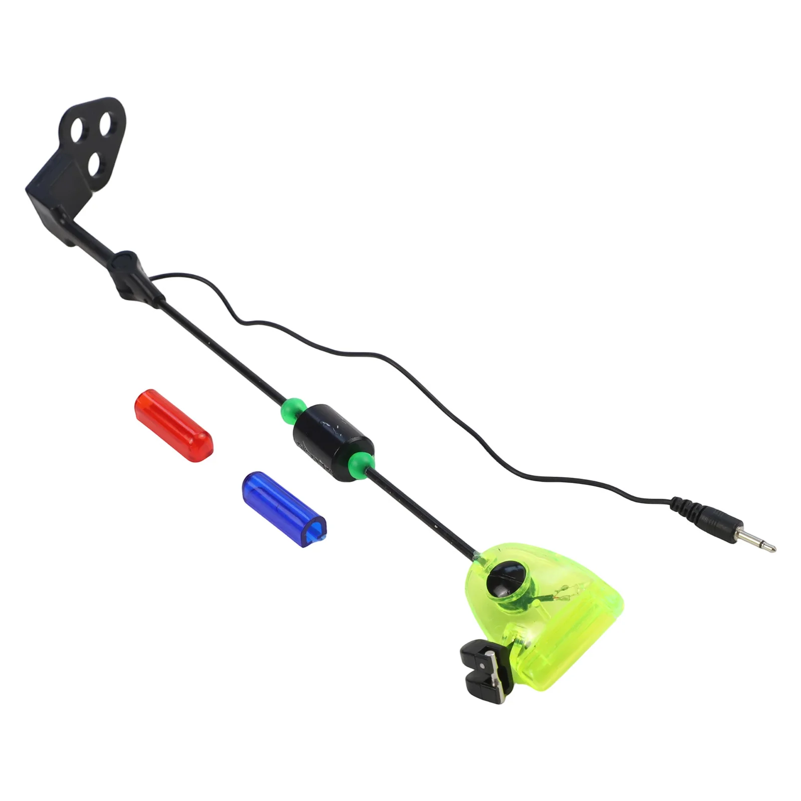 Electronic Fishing Bite Alarm With LED Light High Sensitive Carp Swinger-Indicator For Night Fishing Stainless Steel Wire Body view 5
