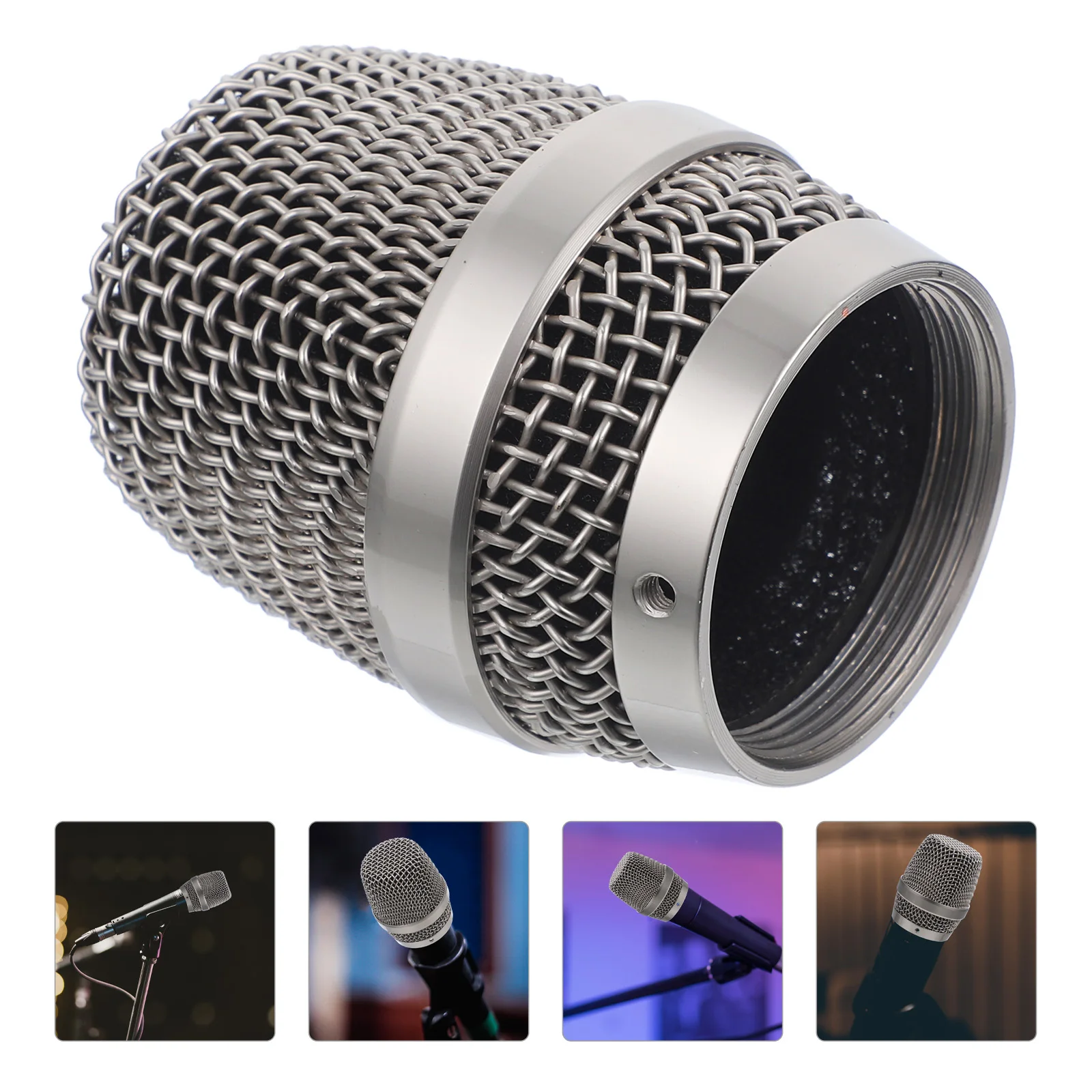 

Microphone Metal Ball For Wireless Head Replacement Compatible With Bs-780 Bs-790 Live Performance Mic Accessories