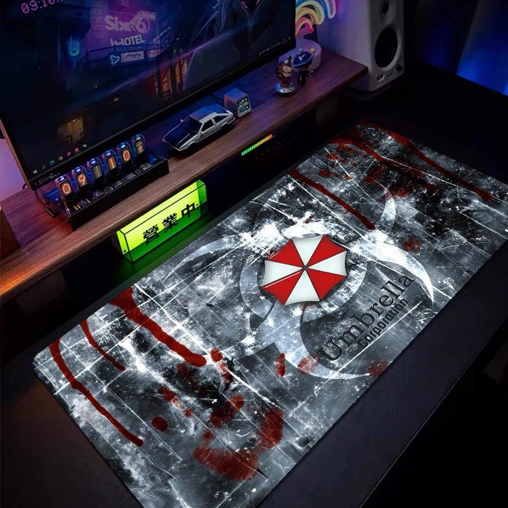 لوحة ماوس ألعاب الكمبيوتر المحمول من Resident-EvilS متوفرة بحجم لوحة مفاتيح ألعاب قفل الحافة الكبيرة #5