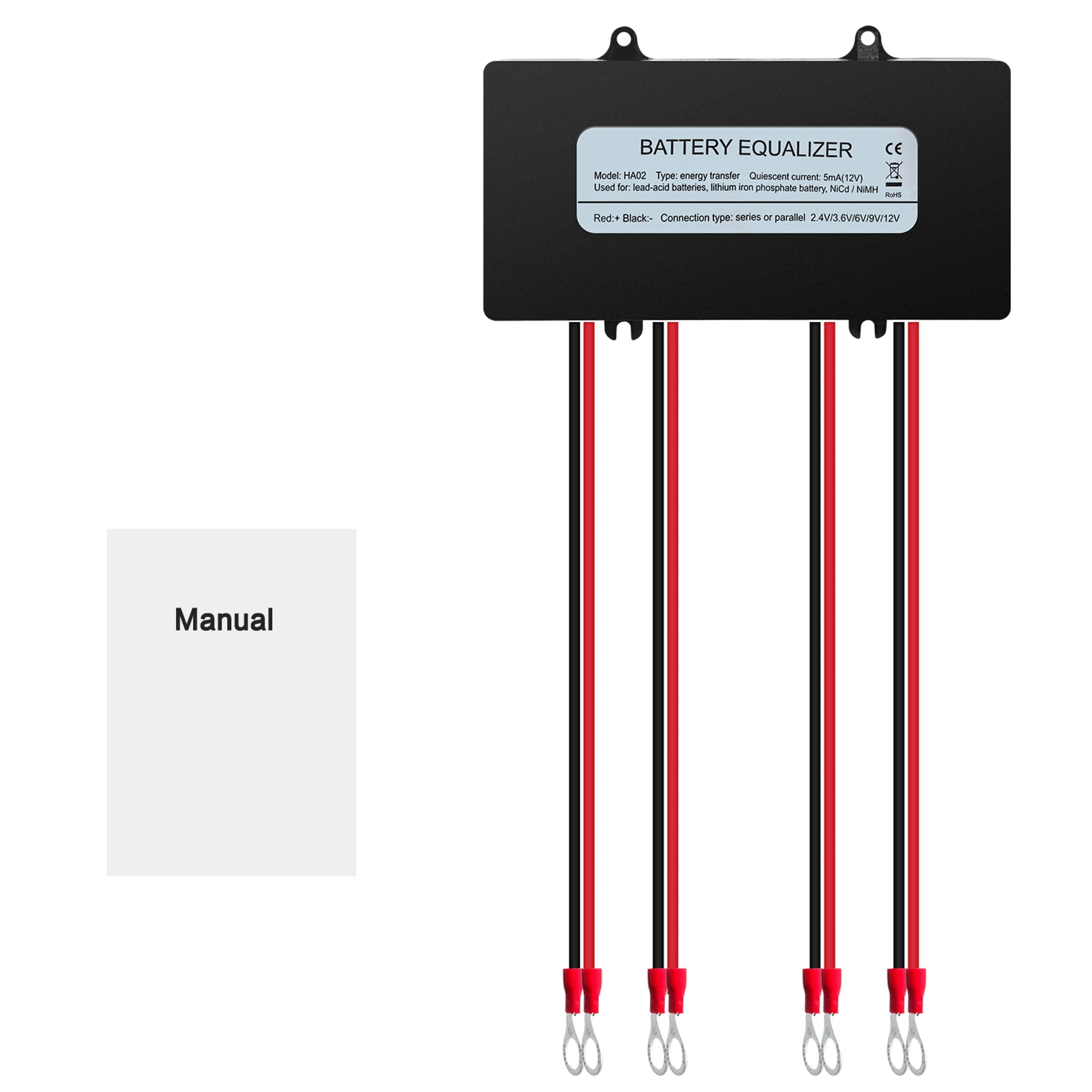 

Battery Active Equalizer 4S 6‑12V Voltage Balancer Battery Pack Equalizer for Vehicle Boat