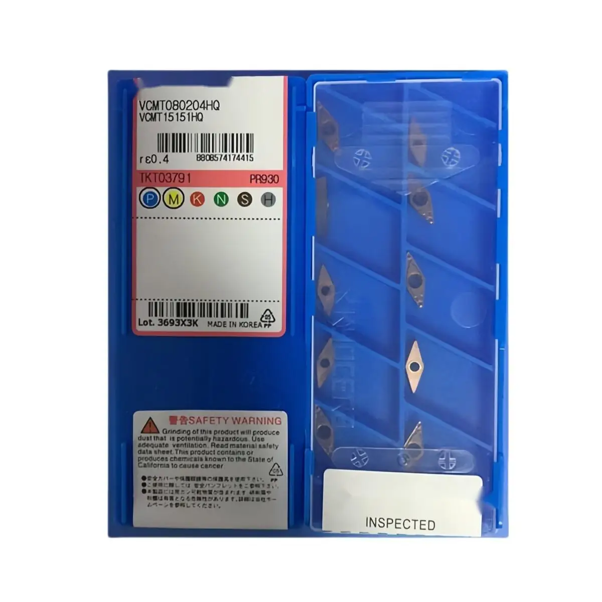 Kyocera Original VCMT VCMT1604 VCMT160408HQ CA5525 VCMT160404HQ VCMT080204HQ VCMT080202HQ TN60 Carbide Turning Inserts - view 5
