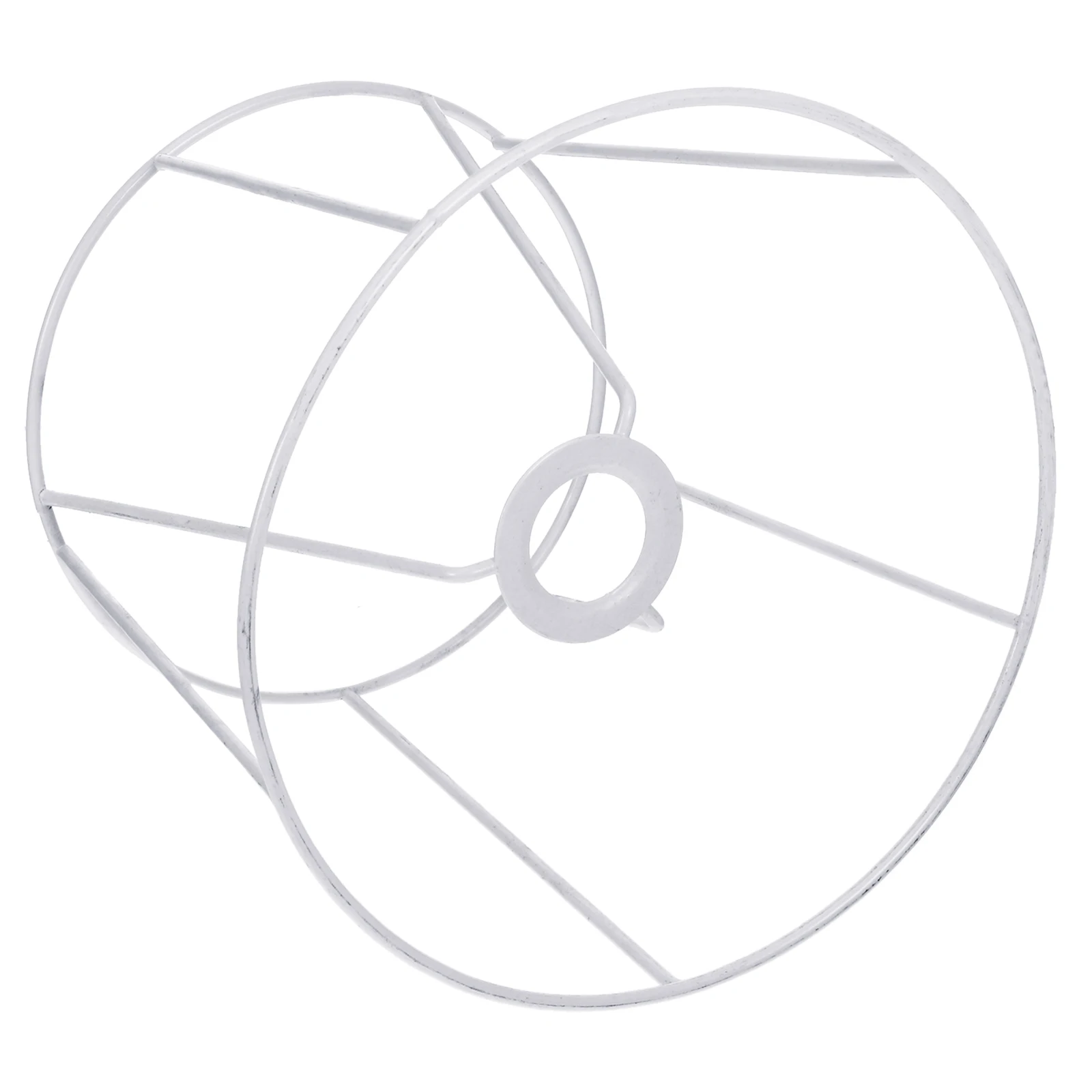 Replacement Lampshade Iron Frame Ring Strong Durable DIY Cloth Paper Paste Unique Shape Ceiling Pendant Light Frame