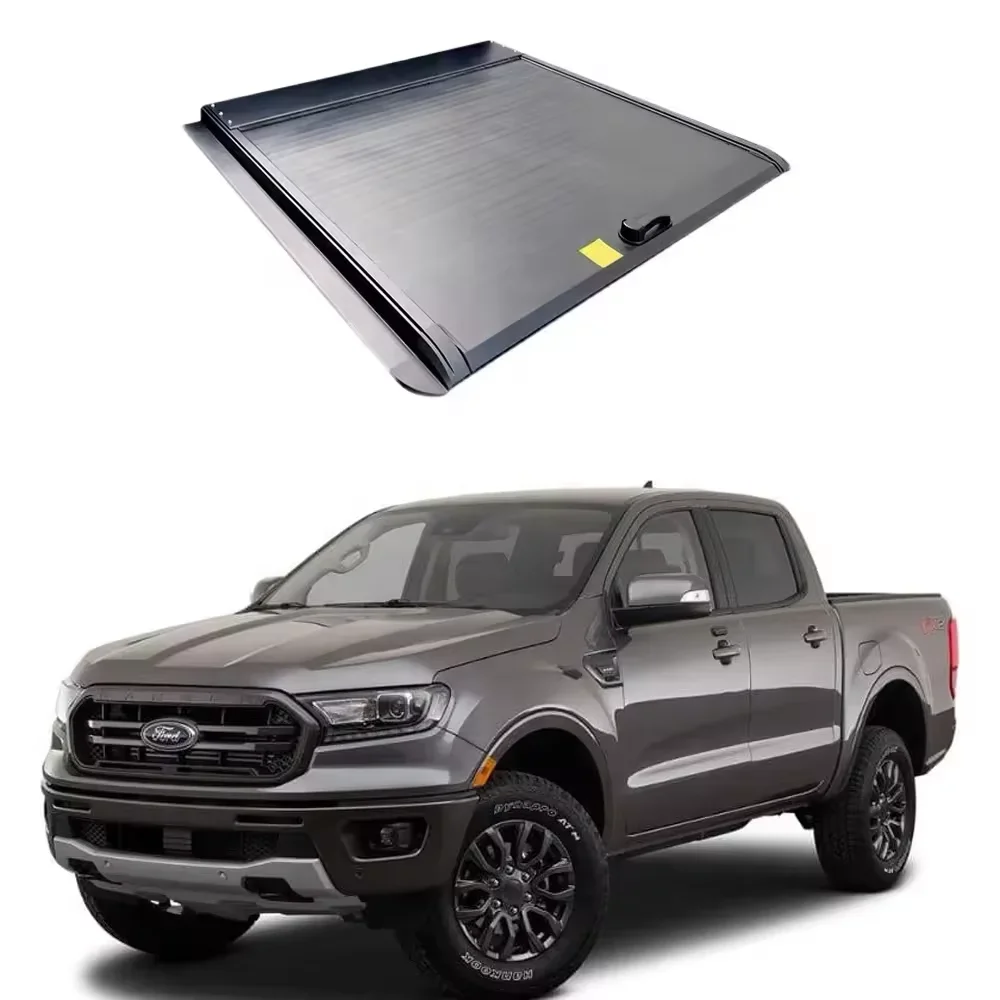 

Hard Type Aluminium 4x4 Pickup Truck Retractable Camper Tonneau Cover For Ford Ranger Wildtrak F150