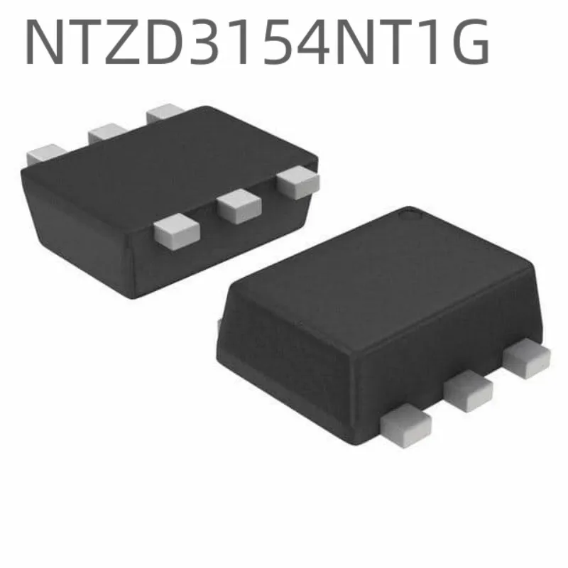 

20PCS new NTZD3154NT1G silkscreen TV SOT-563 20V 540mA N channel FET IC chips