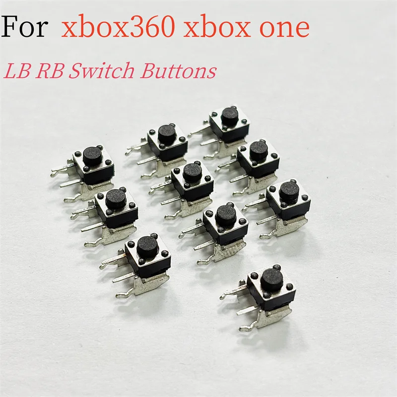 200 قطعة الأصلي الجديد أسود/أبيض LB RB التبديل الجزئي اللمس زر استبدال ل Xbox360 لوحدة تحكم Xboxone