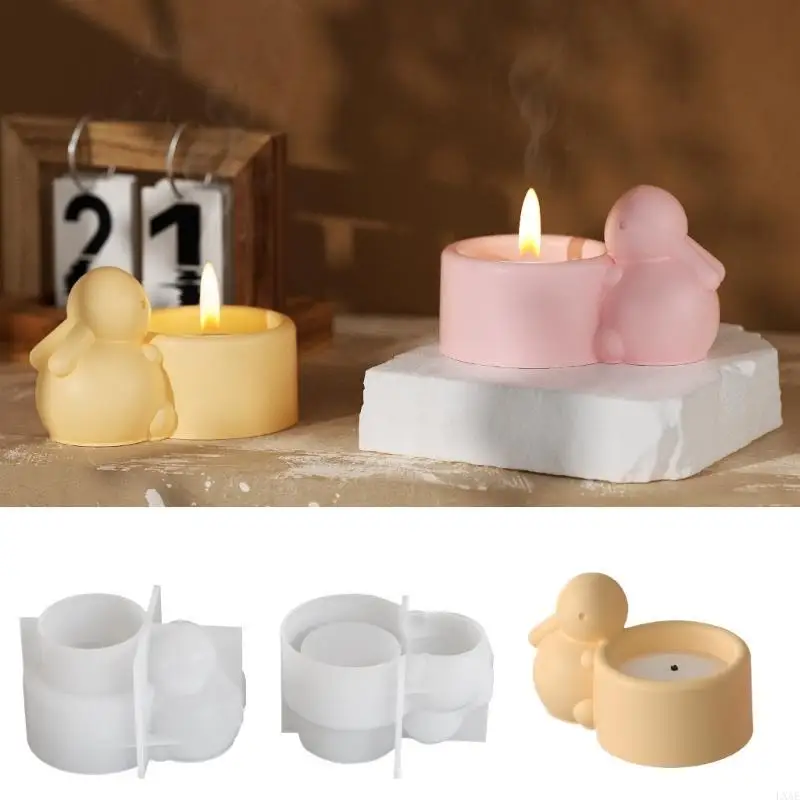 Silicone Rabbit Base Mold Crafting Silicone Mold Silicone Texture for Home Decoration and Holiday Gift Making