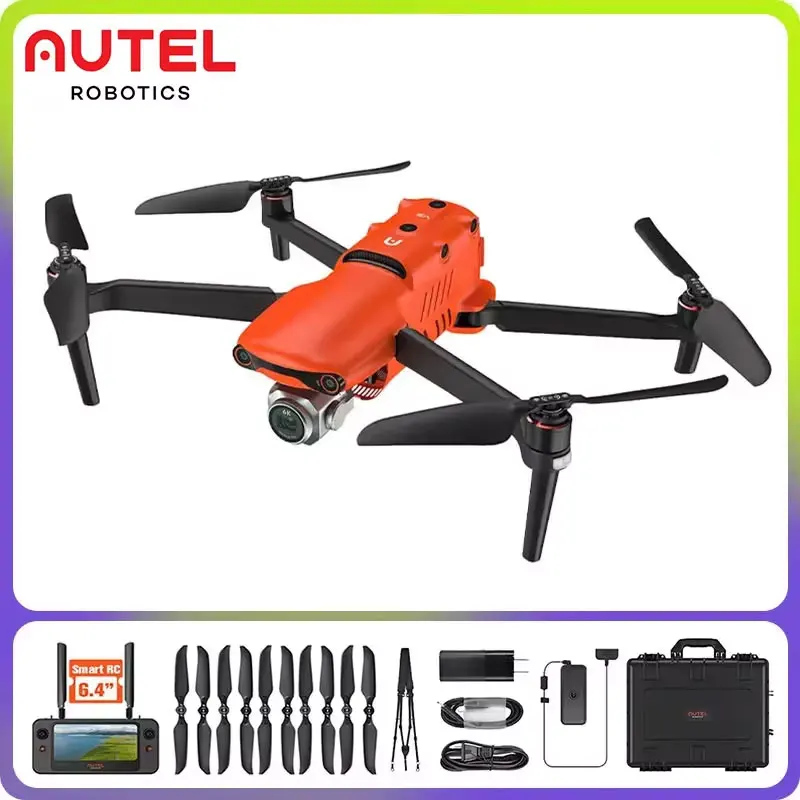 

2024 New Autel Remote Control Robotic EVO 2 Pro V3 Fly More Bundle 6K HDR Video Drone 15KM Transmission 7100 mAh Battery