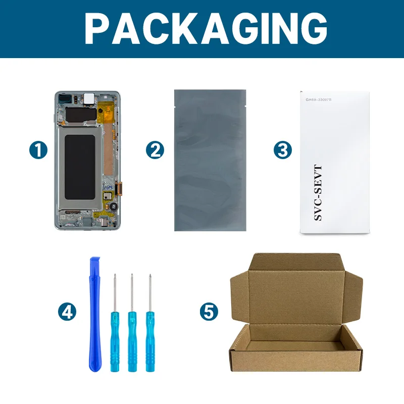 Premium OLED For Samsung Galaxy S10+ LCD Touch Screen Replacement For Samsung Galaxy S10 Plus Display SM-G975F Factory Wholesale image 5