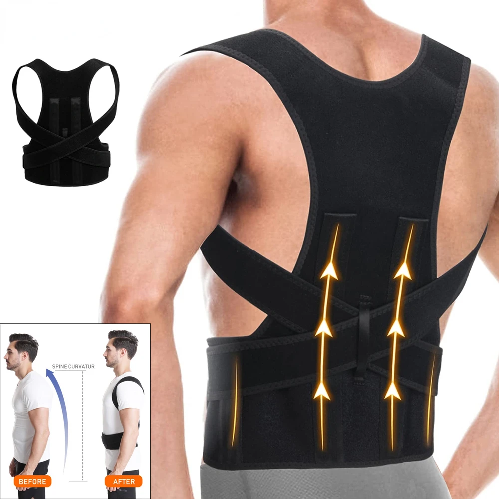 

Spine Posture Corrector Protection Back Shoulder Posture Correction Band Humpback Back Pain Relief Back Brace Straightener