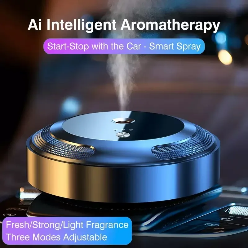 USB charging mini car aromatherapy machine automatic spray air purifier ultrasonic anhydrous essential oil aromatherapy machine