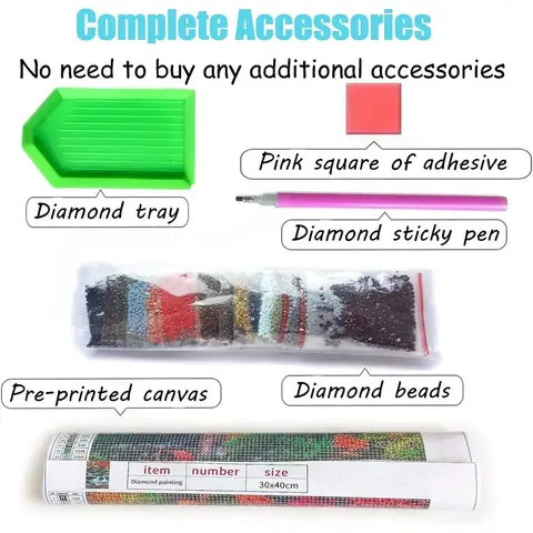 10 best sales Diamantmålning med vit tiger - №6