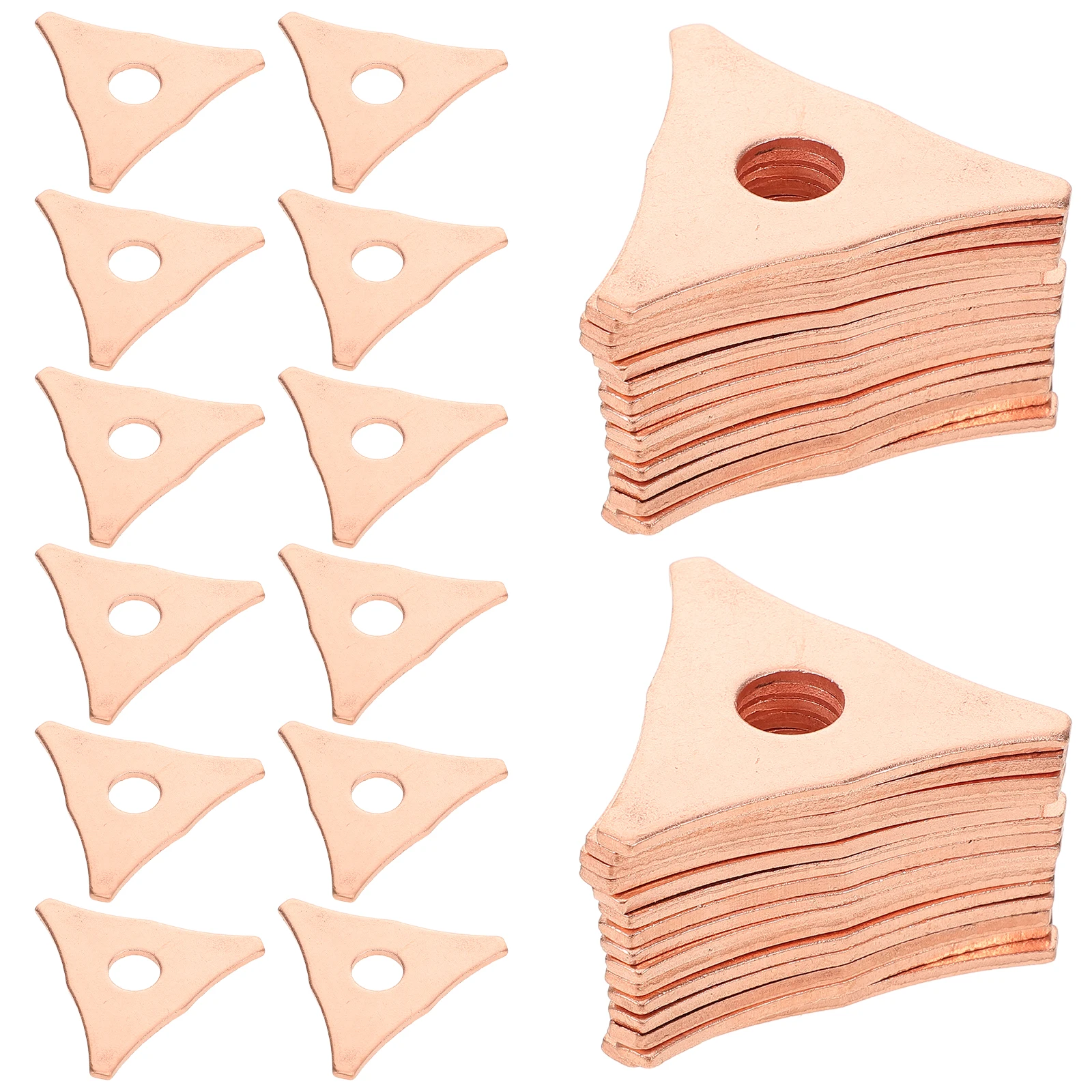 

100pcs Dent Pulling Ring Sheet Metal Repair Gasket Tool Washer For Soldering Panel Light Brown Car Spot Welder Auto Body