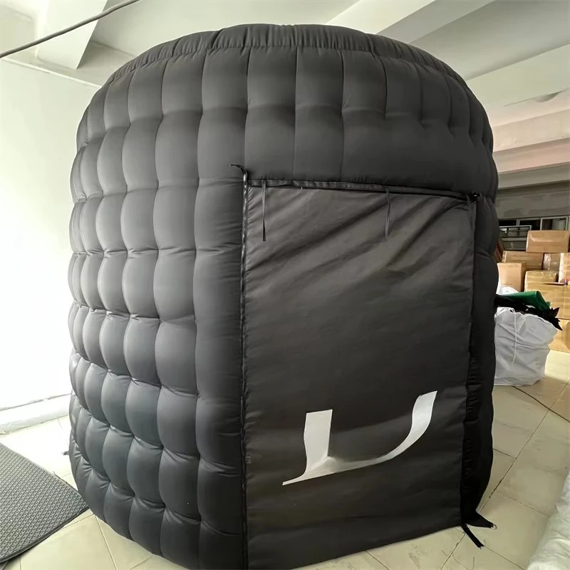 

Inflatable black photo booth, logo inflatable dome photo booth, size color inflatable photo booth tent