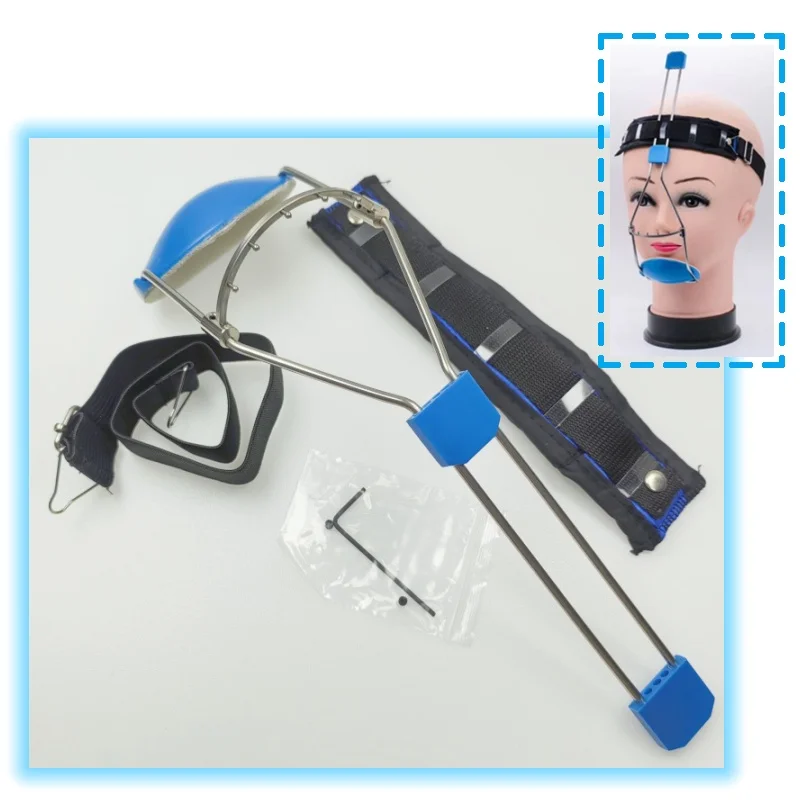 High Quality Adult Use Reverse Pull Headgear Face Mask Double Pole Dental Products Orthodontic Patient Dentistry Supplies