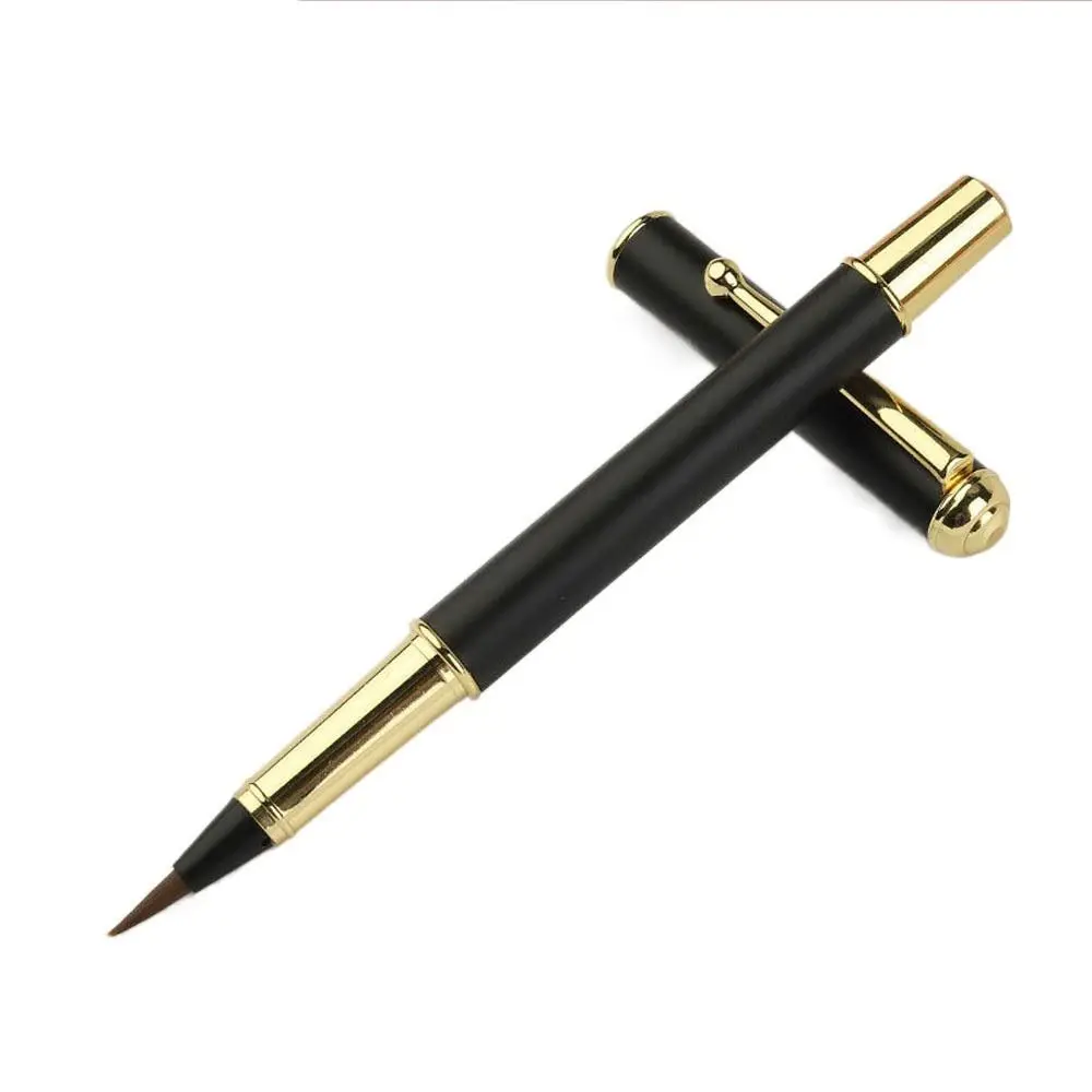 

For Art Beginners Drawing Soft Hair Artist Metal Penmanship Brushes Calligraphy Pen Brushes Painting Pens Chinese Brushes