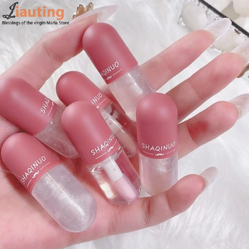 미니 립 글레이즈 립 글로스 립스틱 오래 지속되는 컵에 묻어나지 않는 보습 리퀴드 메이크업 립 세럼 메이크업 제품